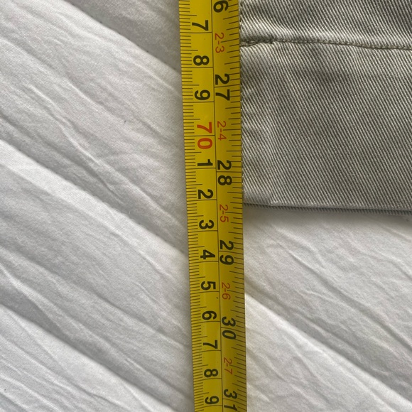 SPANX Light Green Wide Leg Cropped Utility Pants - Picture 10 of 11